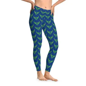 TT Cyber Stretchy Leggings Blue