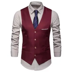 West Louis™ Sleeveless Formal Business Vest