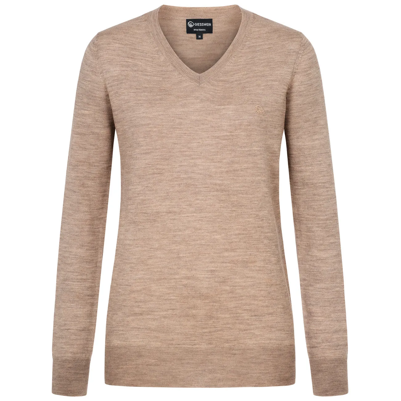 Wollpullover Light V-Ausschnitt Damen