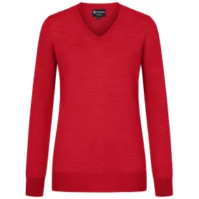 Wollpullover Light V-Ausschnitt Damen