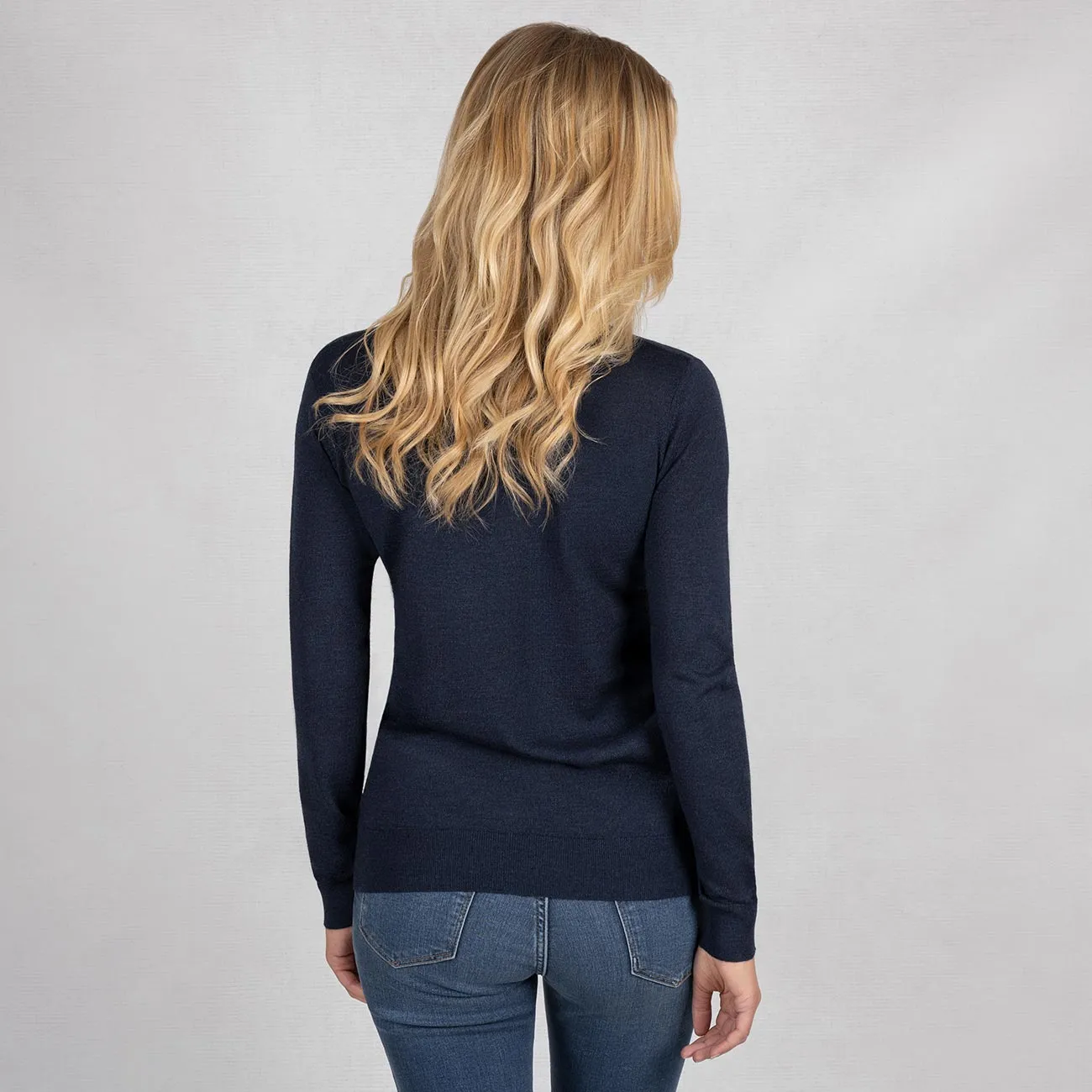 Wollpullover Light V-Ausschnitt Damen