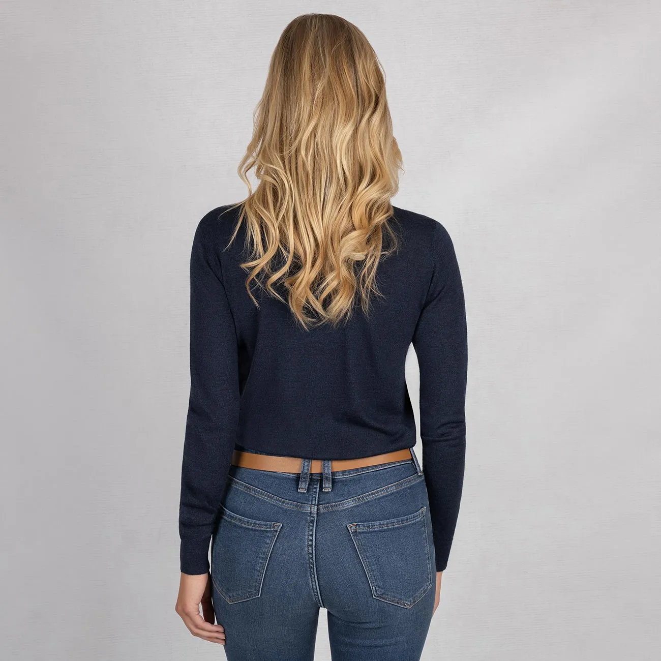 Wollpullover Light V-Ausschnitt Damen