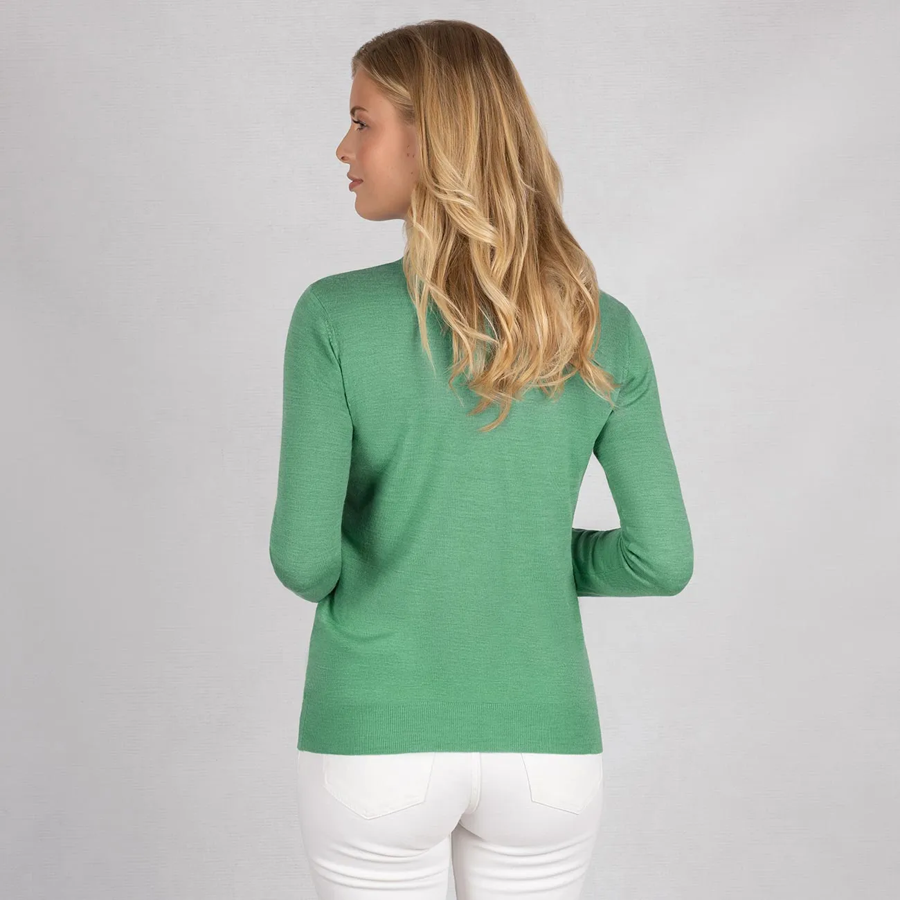 Wollpullover Light V-Ausschnitt Damen