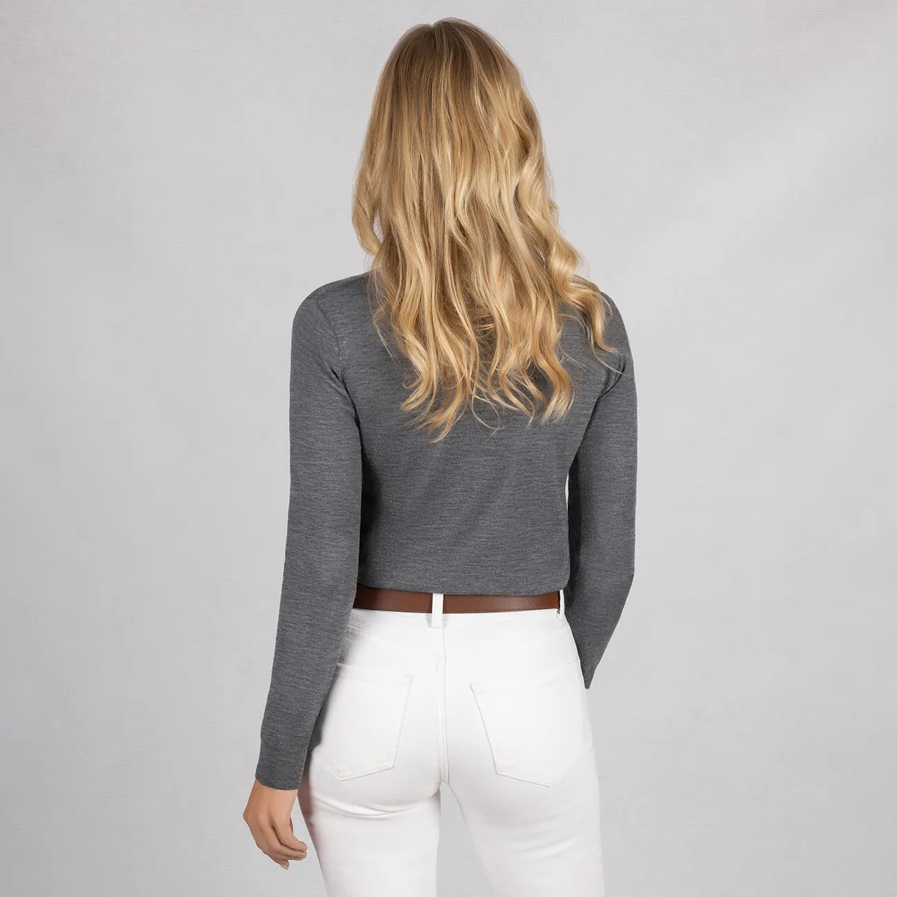Wollpullover Light V-Ausschnitt Damen