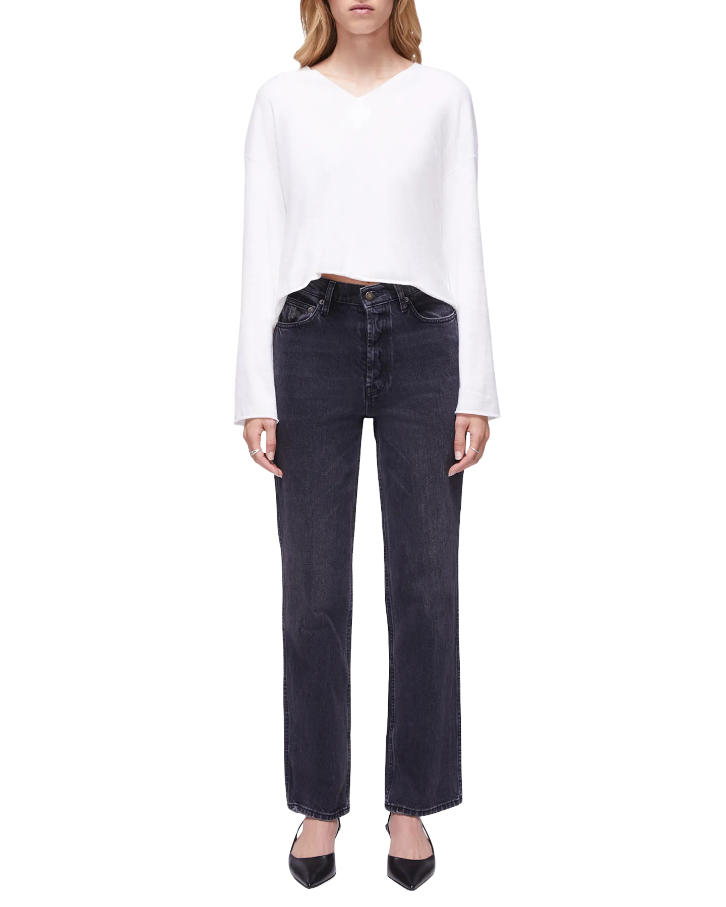 Women's Daily V in Ivory