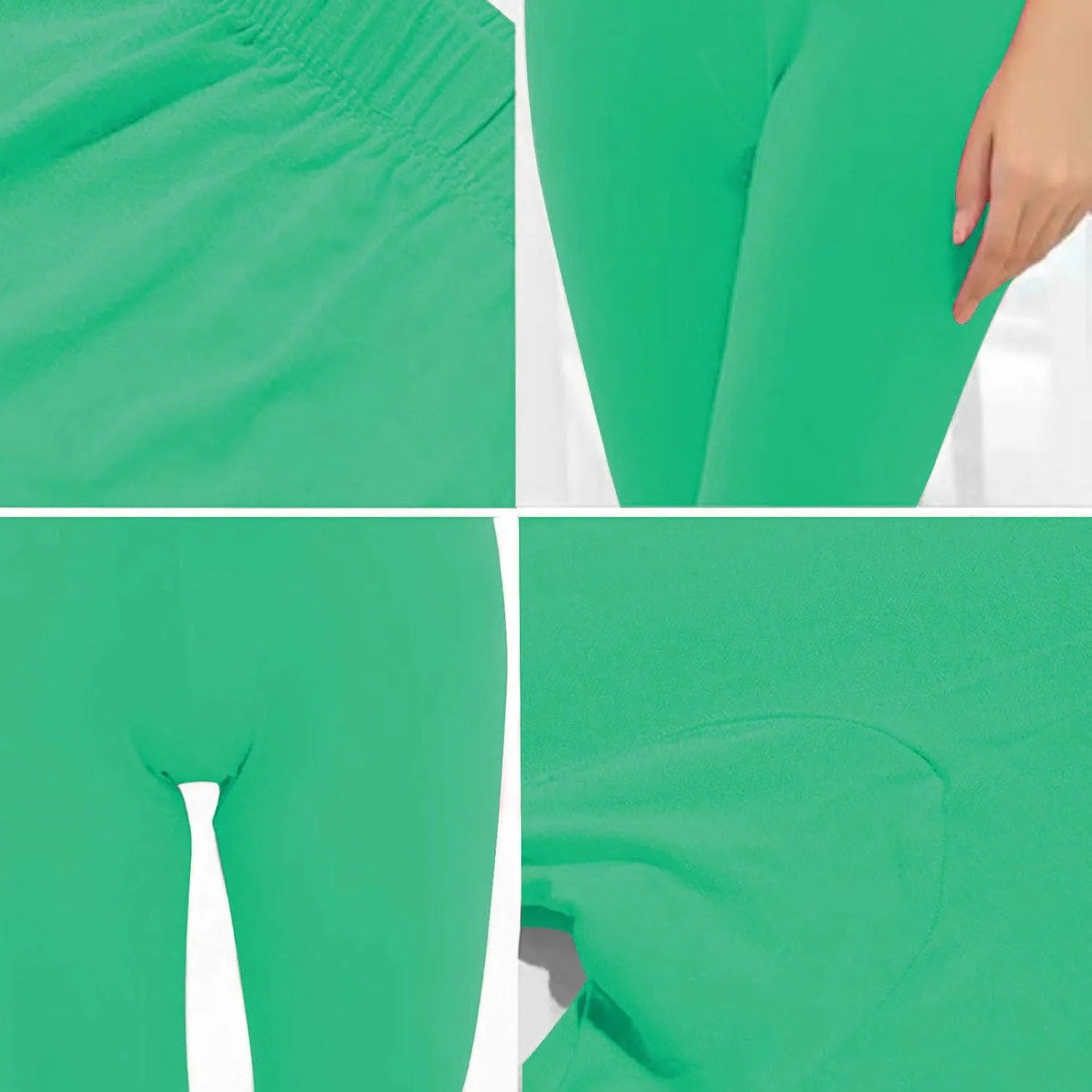 Women's High Waist Workout Leggings Stretchy Skinny Pants Buttery Soft Lightweight Leggings Plus Size Long Yoga Pants
