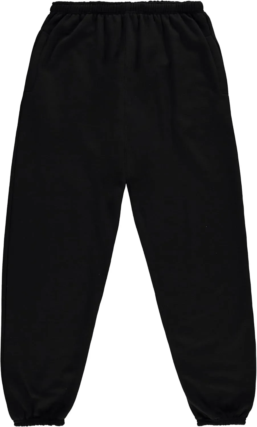 Yacht & Smith 3 Pack of Boys Jogger Bulk Sweatpants, Black Navy Gray, Comfy Lounge Joggers for Kids