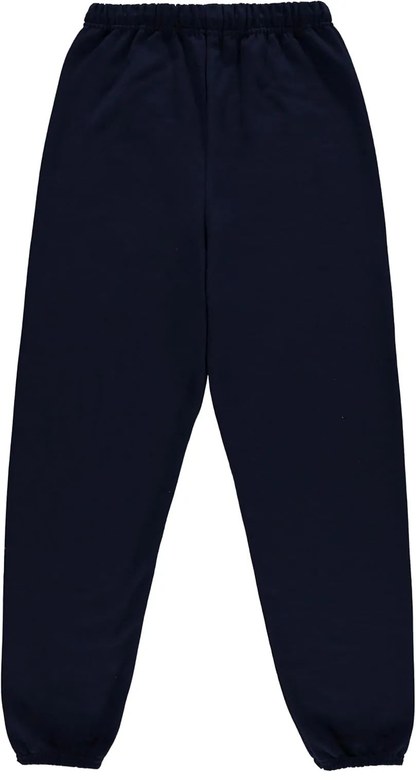 Yacht & Smith 3 Pack of Boys Jogger Bulk Sweatpants, Black Navy Gray, Comfy Lounge Joggers for Kids