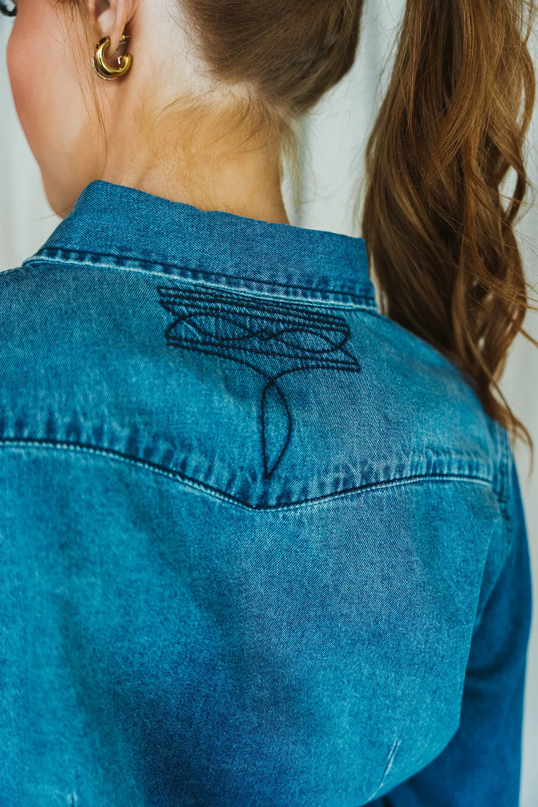 Yoakam Women's Denim Blouse